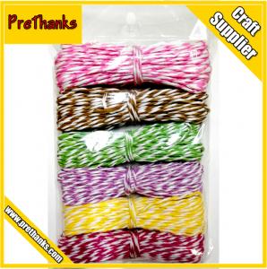 China Craft Colorful Twisted Paper Twine Paper Rope on sale