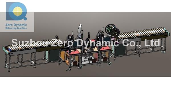 Cheap Customized Treadmill Running Machine Roller Balancing Machine With Transmission Line Welding Correction for sale