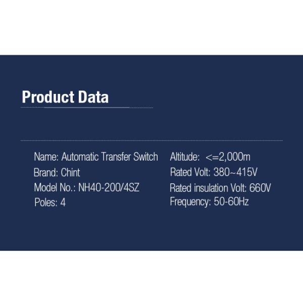 PC Class Automatic Transfer Switching Equipment Disconnector Power Supply 3P 4P Up To 1600A