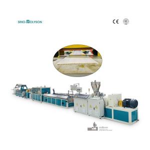 Quality 65/132 Screw diameter PVC Wall Ceiling Panel Making Machine with 39 rpm Screw Speed wholesale