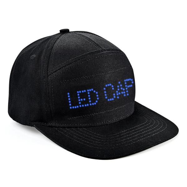 Cheap App Control Bluetooth LED Hat Programme Detachable Adjustable for sale