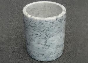 Quality Light Color Marble Wine Cooler , Marble Wine Chillers Single Bottle 13x18cm wholesale