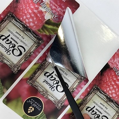 Rounded Vinyl Nontoxic Custom Label Stickers Custom Printing