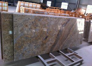 Quality Brazilian Golden Vein Granite Island Top Flat Surfacce With Polished Edges wholesale