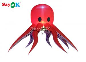 Quality Red 190T Nylon Octopus Tentacles 3m Inflatable Lighting Decoration wholesale