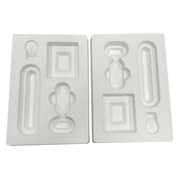 Disposable Wet Press Pulp Tray , Recycled Bagasse Custom Molded Pulp