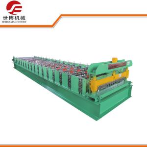 Twin Rib Cold Roll Forming Machines , Galvanized Steel Roll Forming Machine