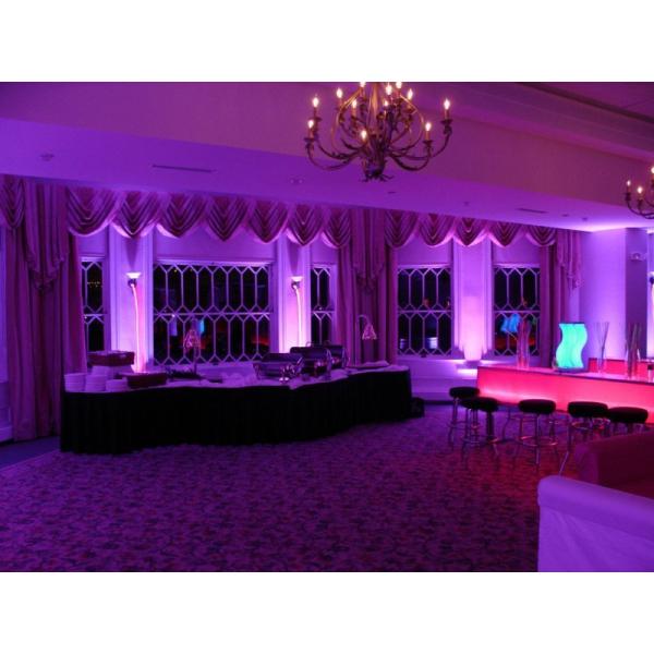 Aluminum 60w 100w Smart RGB Flood Light App Group Control For Decoration