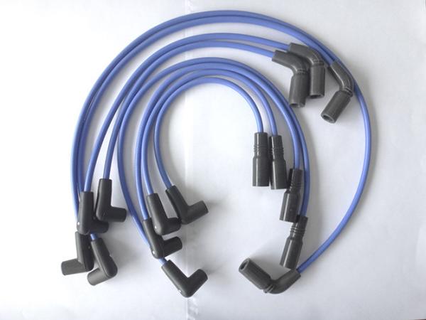 Automobile High Voltage Resistant Spark Plug Wire Set Replacement With Long