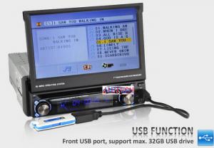 Quality 7 Detachable Single Din Car Stereo GPS Satnav,Car Stereo GPS Navigation Sat Nav DVD Head wholesale