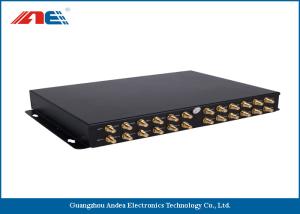 High Power RS232 Interface HF RFID Reader , Ethernet RFID Reader With 24 Channels One GPIO