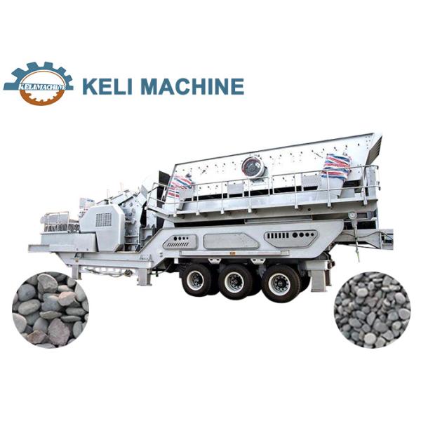 Quality Mill Crusher Trailer Stone Mobile Crusher with Large Capacity wholesale