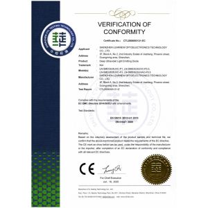 Shenzhen Learnew Optoelectronics Technology Co., Ltd. Certifications