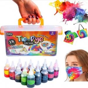 Quality Tie Dye shirts Wholesale 18 colors Bottles Creative Group Activity All-in-1 Fashion Design Kit 1 Pack Rainbow wholesale