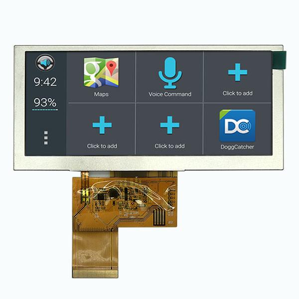 Cheap 800x320 Bar Type TFT LCD Screen 4.6 Inch with PCAP Capacitive Touch for sale