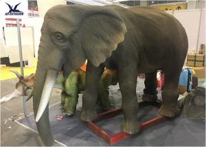 Quality Playground Zoo Decoration Lifelike Animatronic Animal Models Elephant Statues wholesale