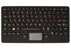 Quality 94 Keys IP67 Ruggedized Backlit Silicone Industrial Keyboard With Touchpad Matrix FPC Flex Cable wholesale