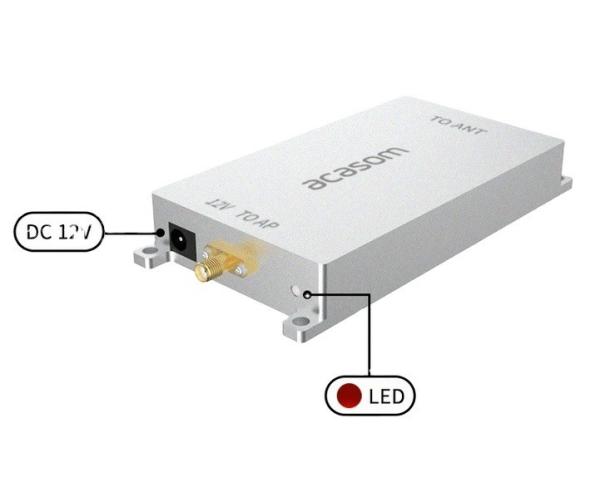 Cheap 20watt 5.8GHz Drone Signal Booster Amplifier Input Trigger Power Min 5dBm Max 22dBm for sale