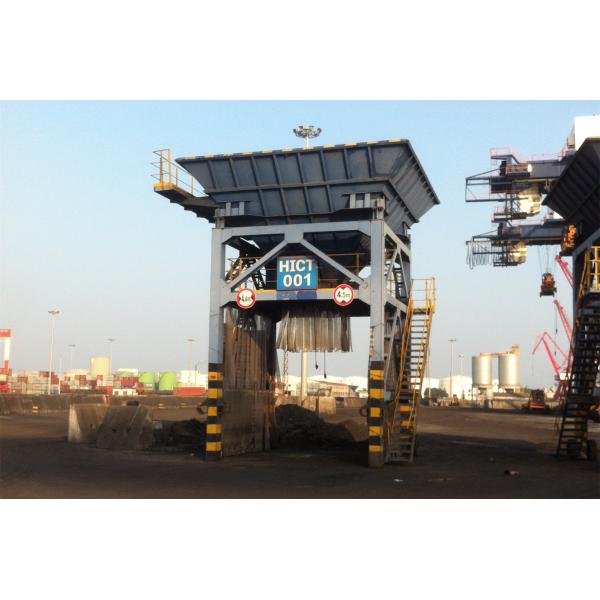 port hopper Regular Fixed 32m3 CE Material Hopper Port Discharging Equipment