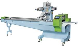 China 200BPM Full Servo SS304 Flow Wrap Packing Machine With Memory Function on sale
