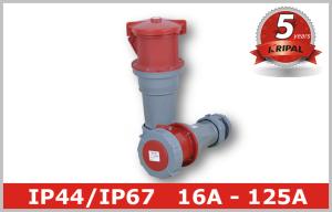 China Three Phase CEE Industrial And Multiphase Power Plugs And Sockets on sale