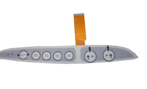 Cheap Custom LED Membrane Switch Panel , FPC Flex Circuit And Waterproof for sale