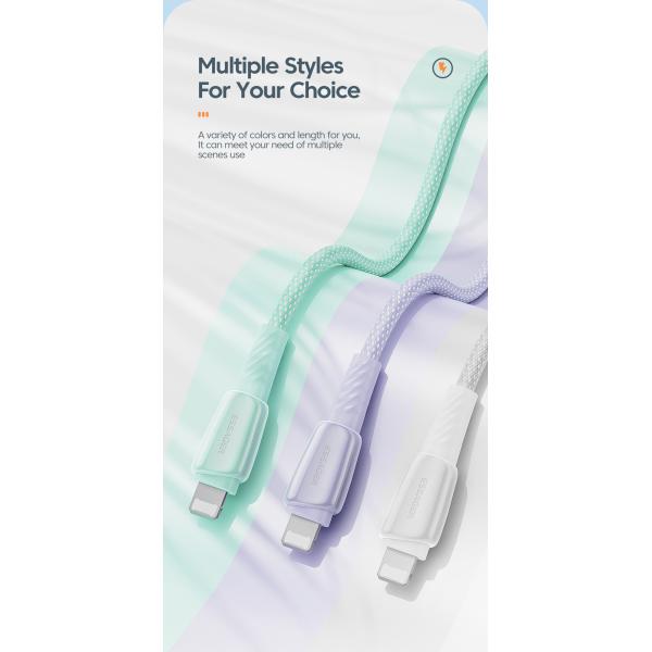 Essager 2022 Rainbow USB A To L Cable Fast Charging 0.5m 1m 2m 3m