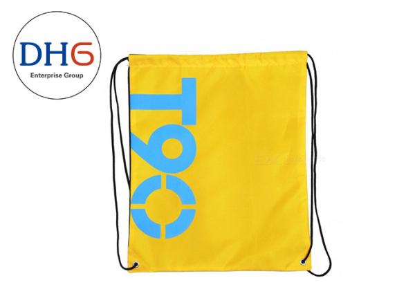 Cheap Custom Drawstring Bag Backpack , Promotional Cool String Backpacks With PP Rope for sale