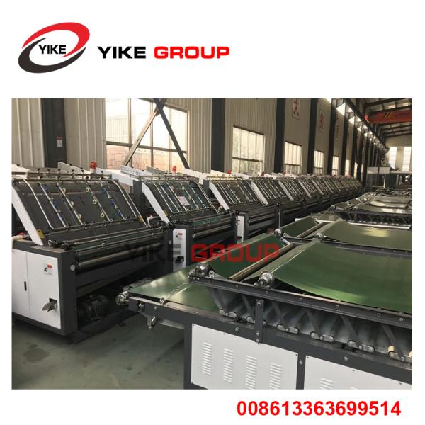 Semi Auto Flute Laminator Machine , Corrugated Cardboard Laminating Machinery