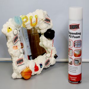 China Aeropak Fire Proof Expanding Foam Spray Noise Resistant PU Foam Sealant on sale