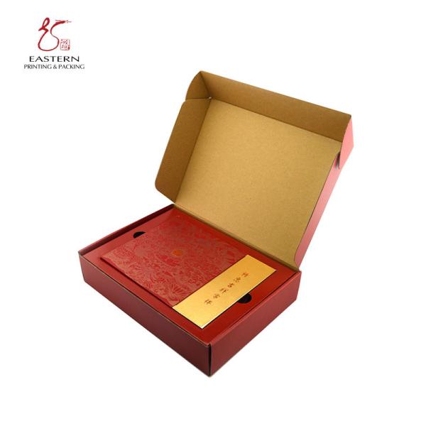 Cheap Custom Size Cardboard Shipping Boxes | Custom Colored Printing Corrugated Cardboard Box With Insert for sale