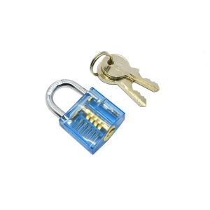 Quality Mini-version Transparent Blue Practice Lock Locksmith Tools wholesale