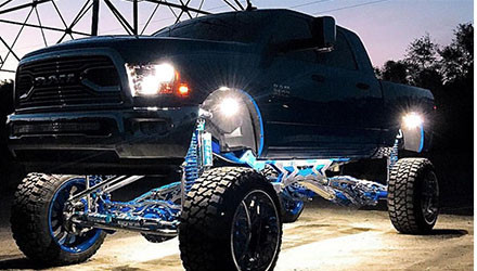 OEM 12V DC 18W Offroad Rock Lights Brightest Rock Lights For Utv