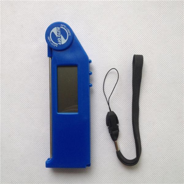 Big Display Instant Read Food Thermometer , Foldable Kitchen Meat Thermometer