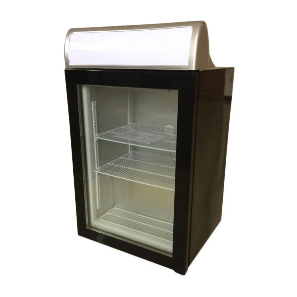 98L Glass Door Upright Mini hotel Bar Display Freezer,small refrigerator showcase SD98 with lightbox