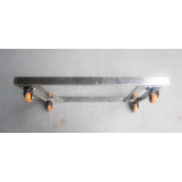 Light Weight Plastic Cooler Tray Food Grade Stackable Flat Bottom 762*600*55mm