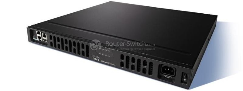 Cisco ISR4331/K9 ISR4331/K9 ISR 4331 with 3 onboard GE, 2 NIM slots, 1 ISC slot, 1 SM slots, 4 GB Flash Memory default, 4 GB DRAM default