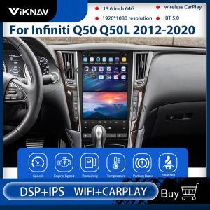 Quality 13.6inch Android Car Radio GPS Navigation For Infiniti Q50 Q50L 2012 2020 wholesale