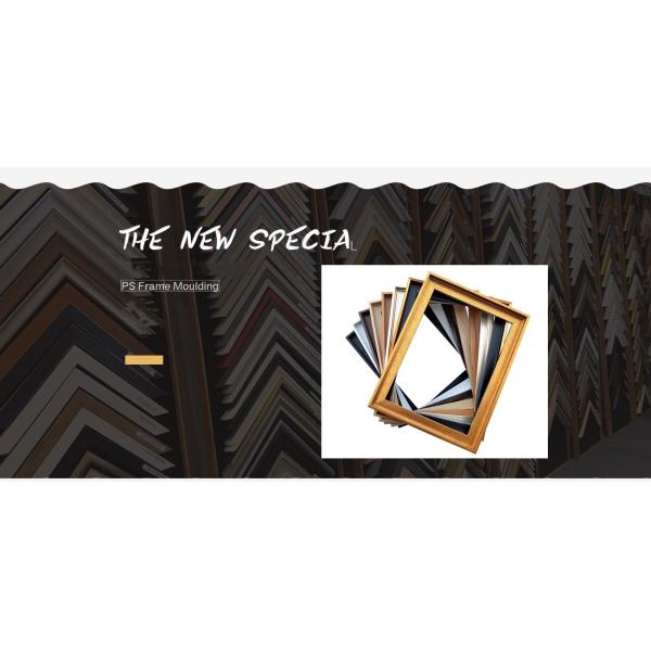 Customized Logo Plastic Picture Frame Wall Art Frame Moulding For Home Decor