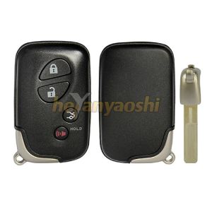 Quality Lexus 4 Buttons Smart Key Shell with Emergency Key Insert wholesale