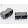 Buy cheap Unshielded RJ45 Ethernet Connector Modular Jack 1 X 2 Ports For Network Repeater from wholesalers