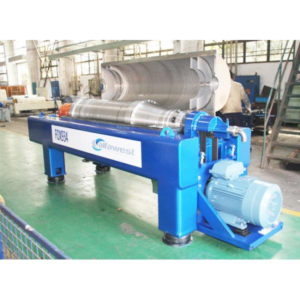 WWTP Horizontal Centrifugal 2 / 3 Phase Decanter Centrifuges DDGS Decanter Centrifuge