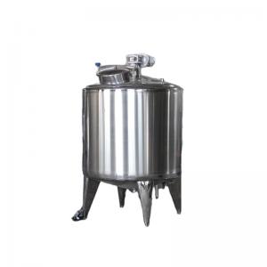 Quality Multifunctional Hot Sale Beverage 1000L Chiller Vessel Cooler Mobile Milk Tank On Wheels For Wholesales wholesale