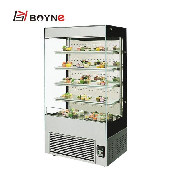 Cheap Single Sided Open Three Tier Cake Display Case LED Indoor Lighting use in the market for sale