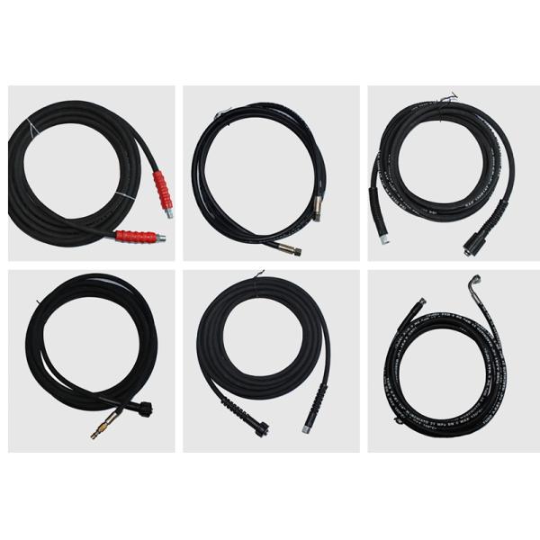 1/4" to 3/8" High Pressure Washer Hose with Fittings & Restrictor