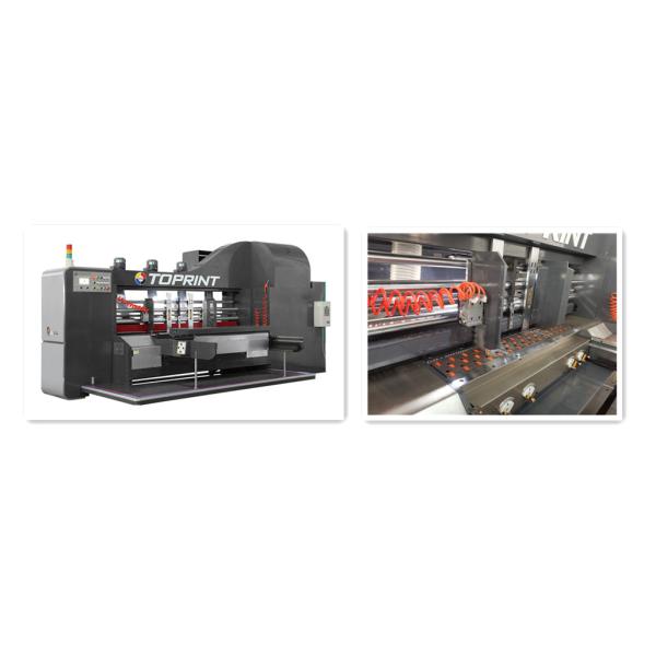 Durable Carton Manufacturing Machine PLC Control 8 Shaft Structure