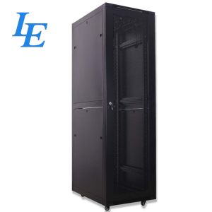 SPCC 19" Rack Enclosure Server Cabinet , Floor Mount Network Rack Customized