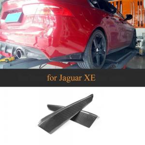Quality Carbon Fiber Rear Bumper Lip Splitters Flaps Side Aprons Cupwings Winglets for Jaguar XE Sedan 4 Door 2015-2017 wholesale