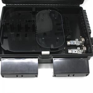 China IP65 16 Core Fiber Optic Accessories FTTH FAT Black Fiber Optical Distribution Box on sale