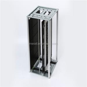 China Screw Adjustable SMT PCB ESD Magazine Rack , Precision ESD Storage Racks Fully conductive, 120 C into the oven pcb storage rack on sale
